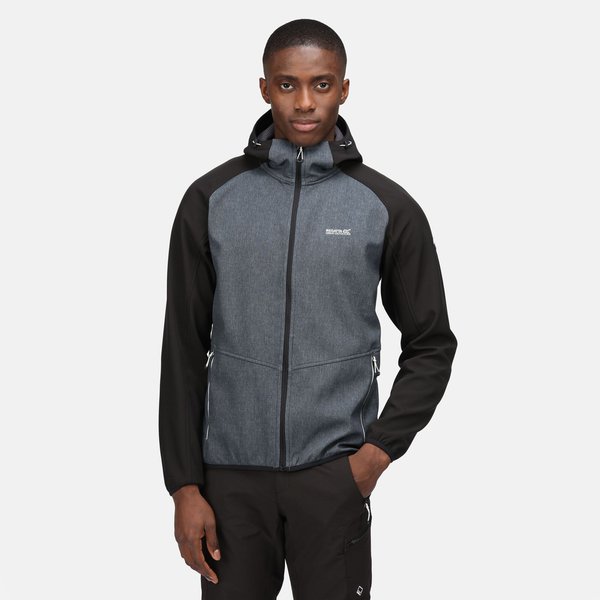 Softshell męski Arec III Regatta - ash marl/black