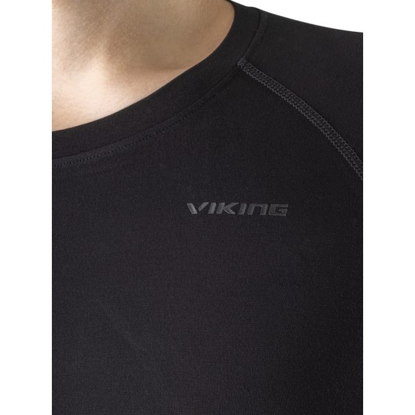 Koszulka męska Lockness Viking - czarny