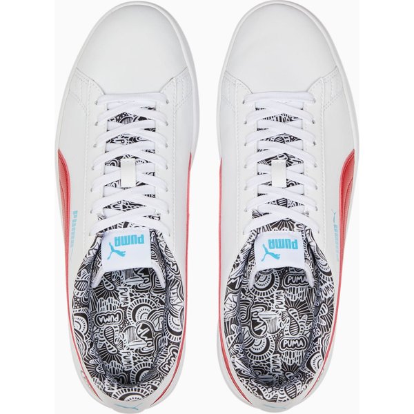 Buty Smash v2 Me Happy Puma - white/red