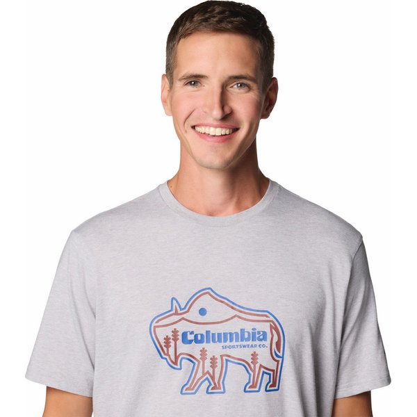 Koszulka męska Rockaway River Outdoor SS Columbia - Columbia Grey Heather