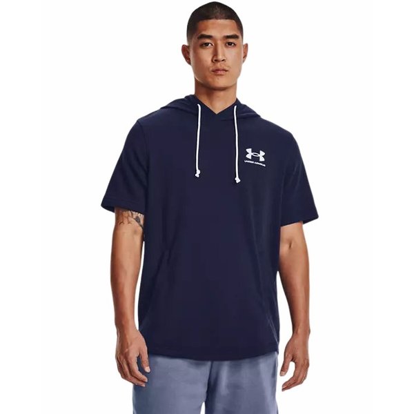 Koszulka męska Rival Terry Short Sleeve Hoodie Under Armour