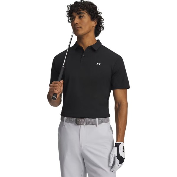 Koszulka męska polo T2G Pique Under Armour - czarna