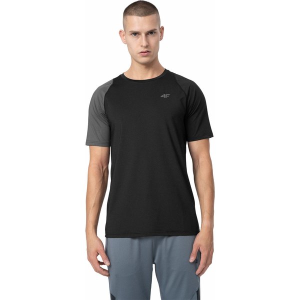 Koszulka męska 4FSS23TFTSM405 4F - czarna