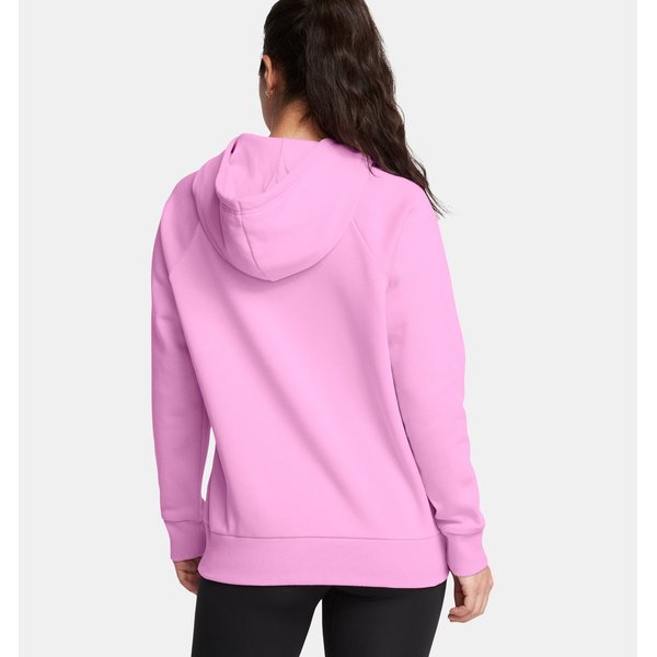 Bluza damska Rival Fleece Big Logo Under Armour - Stellar Pink/White