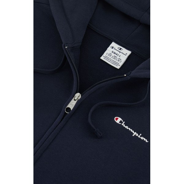 Bluza damska Logo Full Zip Hoodie Champion - granatowy