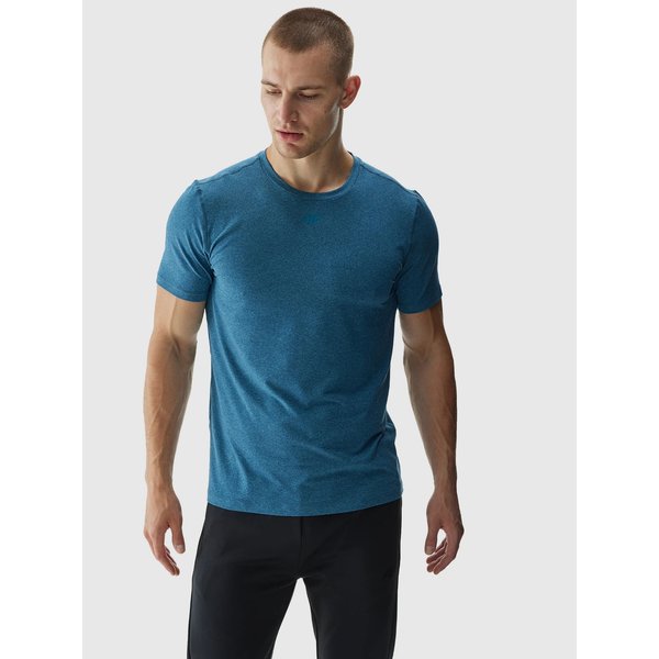 Koszulka męska TFTSM1003 4F - morska zieleń melanż