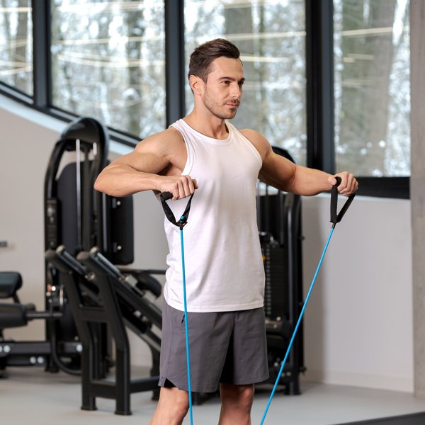 Deska do pompek, wielofunkcyjna z gumami Gymtek