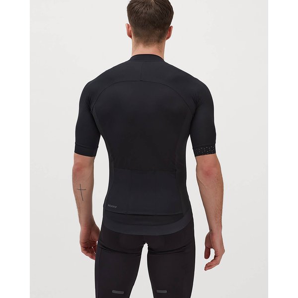 Koszulka rowerowa męska Ansino Silvini - czarny