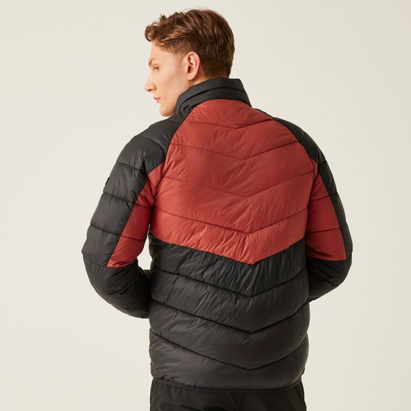 Kurtka puchowa męska Dalent Regatta - red ochre/black