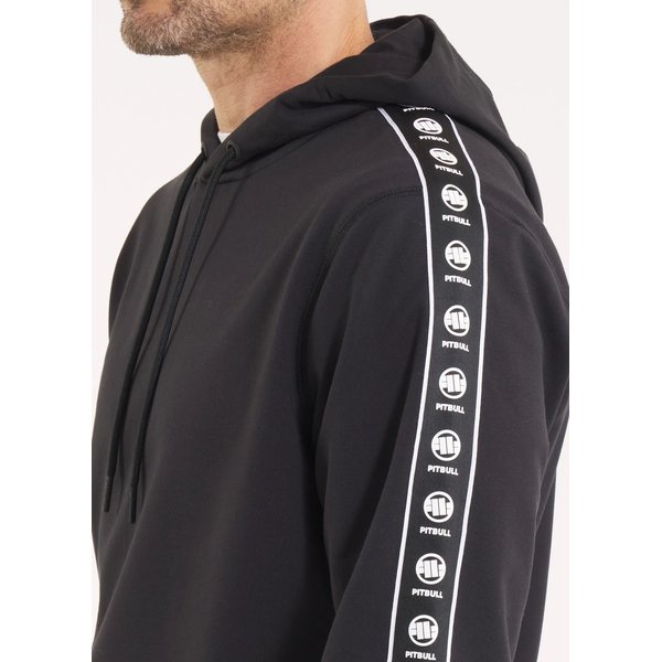 Bluza męska Tape Nugget Hooded Sweatshirt Pitbull West Coast - black