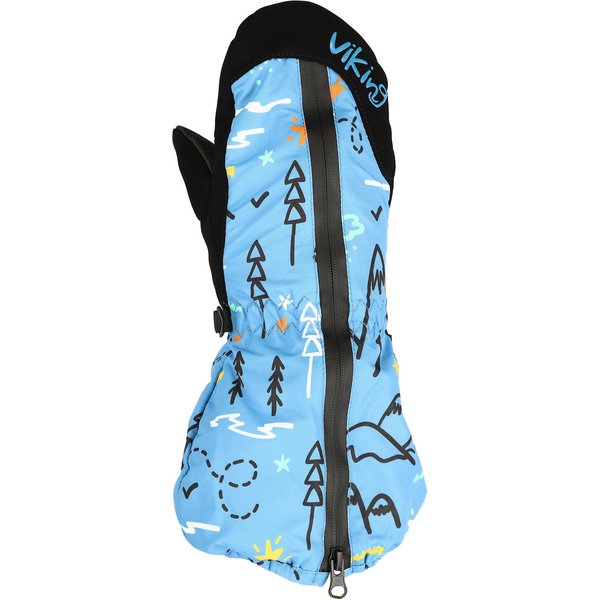 Rękawice narciarskie juniorskie Snoppy Viking - niebieskie
