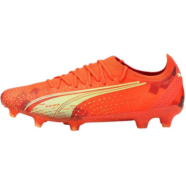 Buty piłkarskie korki Ultra Ultimate FG/AG Puma - pomarańczowy