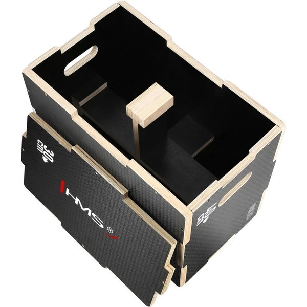 Skrzynia plyometryczna drewniana, crossfit DSCO3 HMS