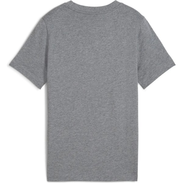 Koszulka juniorska Ess 2 Color Small No.1 Logo Puma - Medium Gray Heather