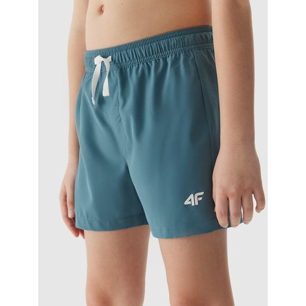 Spodenki kąpielowe chłopięce UBDSM110 4F - turkusowy