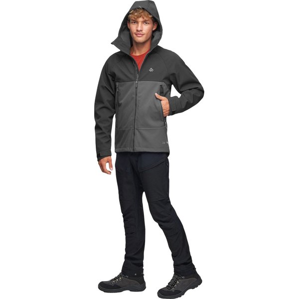 Softshell męski Pelat Alpinus - czarno-grafitowa