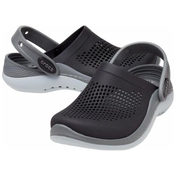 Chodaki LiteRide 360 Jr Crocs - black/slate grey