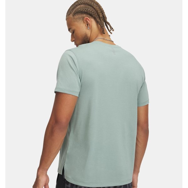 Koszulka męska Launch Shortsleeve Under Armour - Silica Green/Reflective