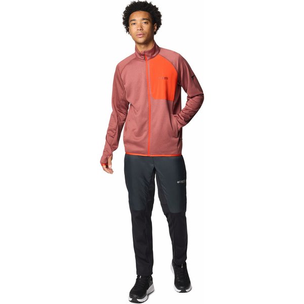 Polar męski Triple Canyon Grid Fleece FZ II Columbia - Spice Heather, Spicy