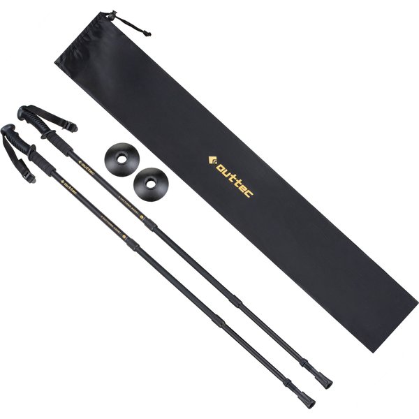 Kije nordic walking Alu 3 Sections Outtec - Alu 3 czarne