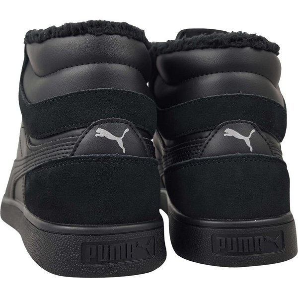 Buty Shuffle Mid Fur Puma - czarny