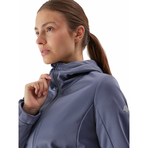 Softshell damski 4FAW23TSOFF178 4F - denim