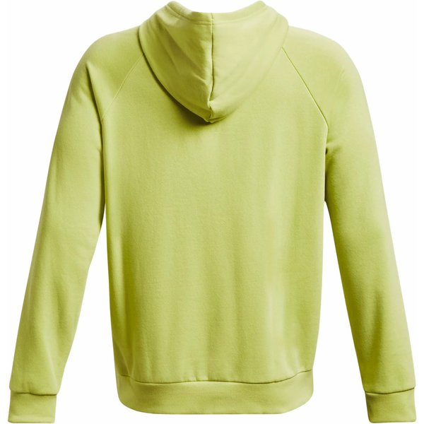 Bluza męska Rival Fleece Logo HD Under Armour - Lime Yellow / White