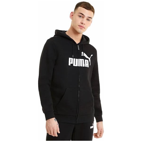 Bluza męska ESS Big Logo FZ Hoodie FL Puma - czarna