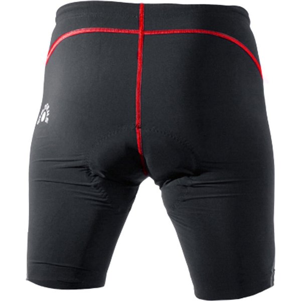 Spodenki rowerowe krótkie SR0065 Stanteks - czarne/czerwone