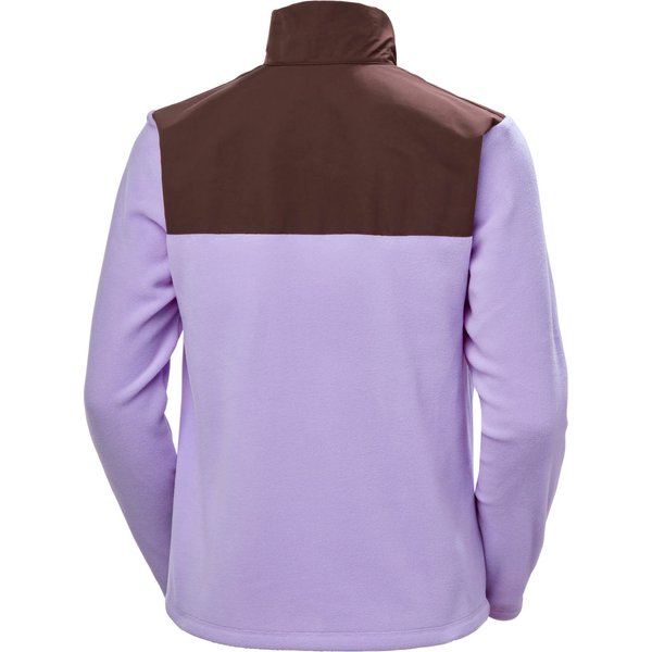 Kurtka hybrydowa, polarowa damska Daybreaker Block Helly Hansen - fioletowa