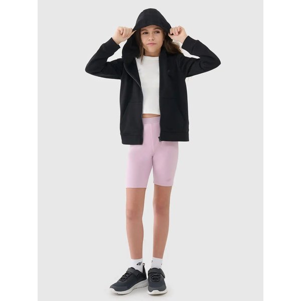 Legginsy, kolarki dziewczęce TSTIF014 4F - jasny róż