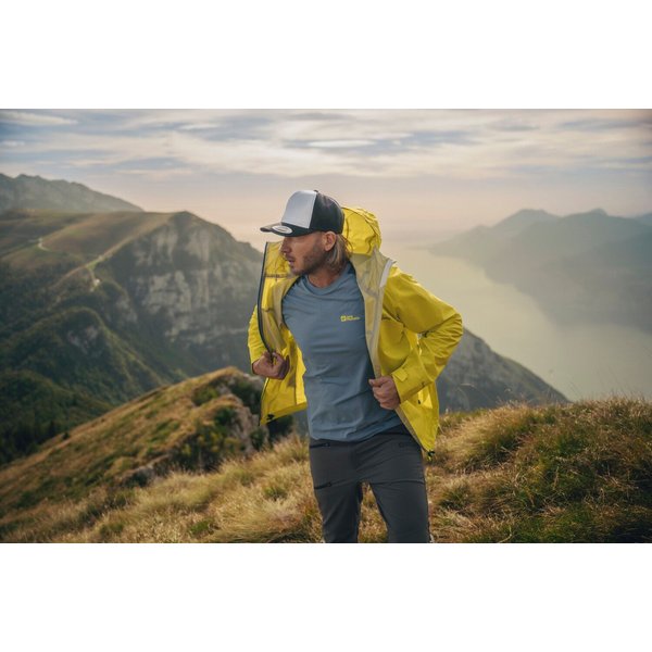Kurtka męska Highest Peak 3L Jack Wolfskin - firefly