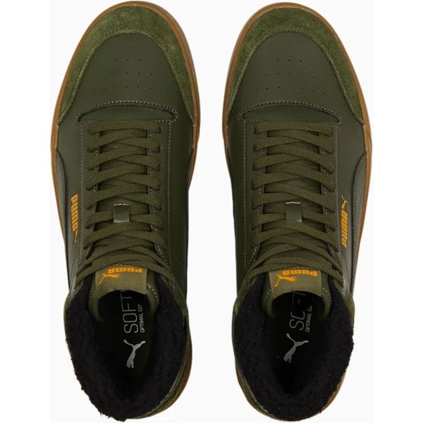 Buty Shuffle Mid Fur Puma - zielony