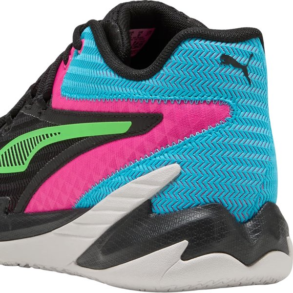 Buty koszykarskie Dagger Puma - Black-Fluro Pink Pes