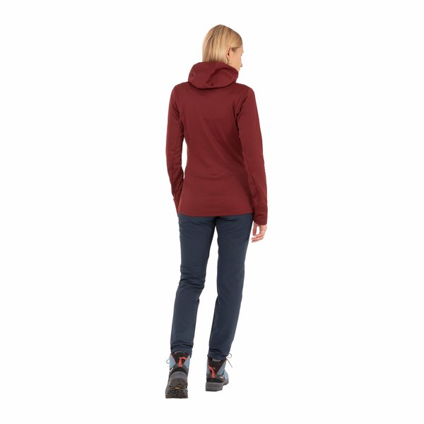 Bluza damska Puez Polarlite Salewa - syrah