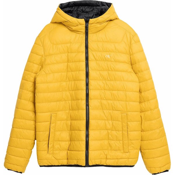 Kurtka puchowa dwustronna męska 4FAW23TDJAM242 4F - głęboka czerń