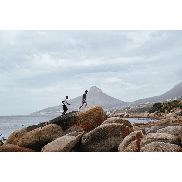Koszulka męska Ice Lake II Technical Columbia - Dark Stone/Peak Direction
