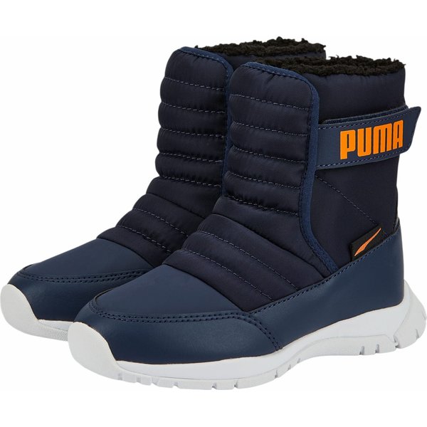 Buty, śniegowce Nieve Boot WTR AC PS Jr Puma - granatowe