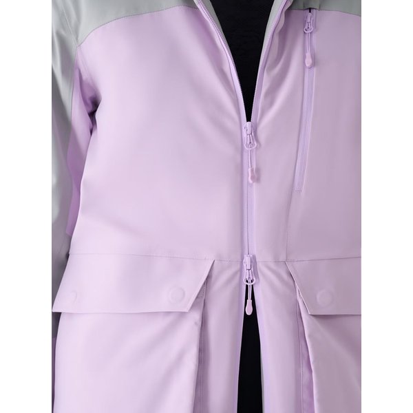 Kurtka narciarska damska TTJAF594 4F - jasny fiolet