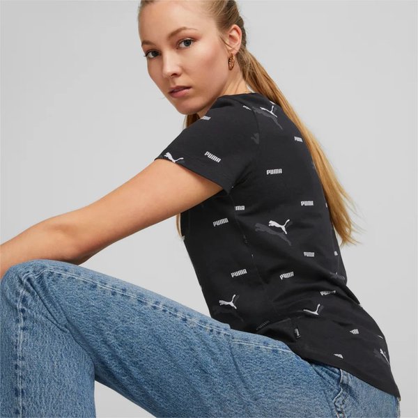 Koszulka damska ESS+ Logo Power Puma - czarna