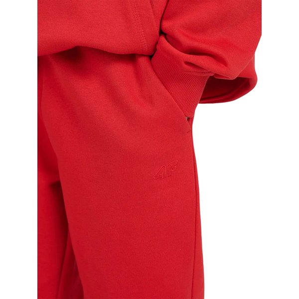 Spodnie dresowe chłopięce TTROM1245 4F - czerwony