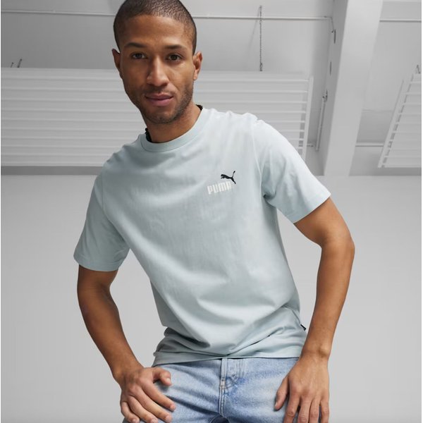 Koszulka męska ESS+ 2 Col Small Logo Tee Puma - grape mist