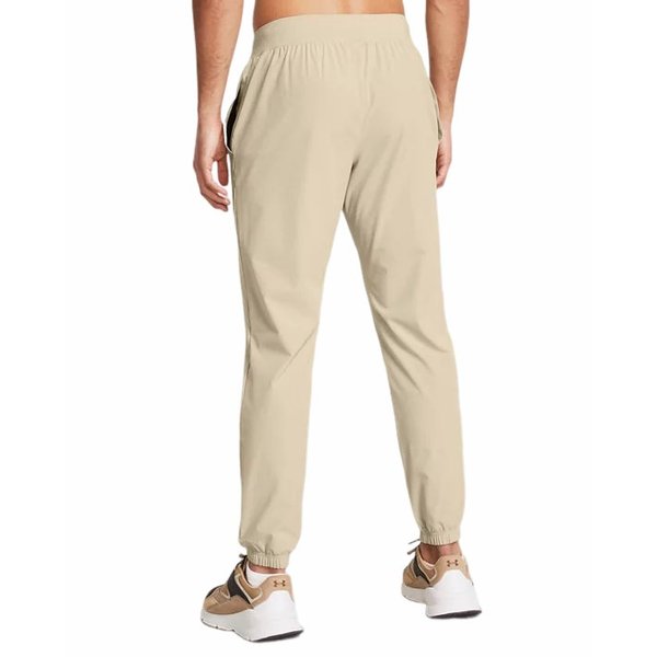 Spodnie męskie Stretch Woven Under Armour - beżowe
