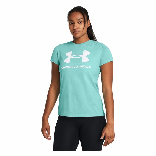 Koszulka damska Live Sportstyle Graphic Under Armour - turkusowa