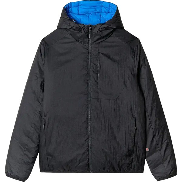 Kurtka puchowa dwustronna męska TDJAM486 4F - głęboka czerń