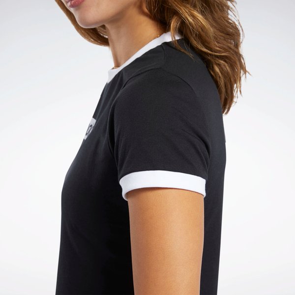 Koszulka damska Training Essentials Linear Reebok - czarna