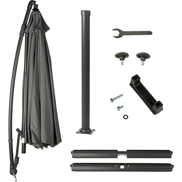 Parasol ogrodowy Classic 300cm Outtec - szary