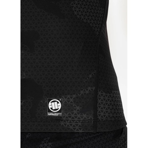 Koszulka męska Mens Rash T-S Net Camo 2 Pitbull West Coast