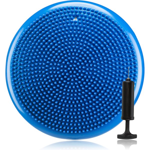 Poduszka sensomotoryczna + pompka Gymtek - niebieski