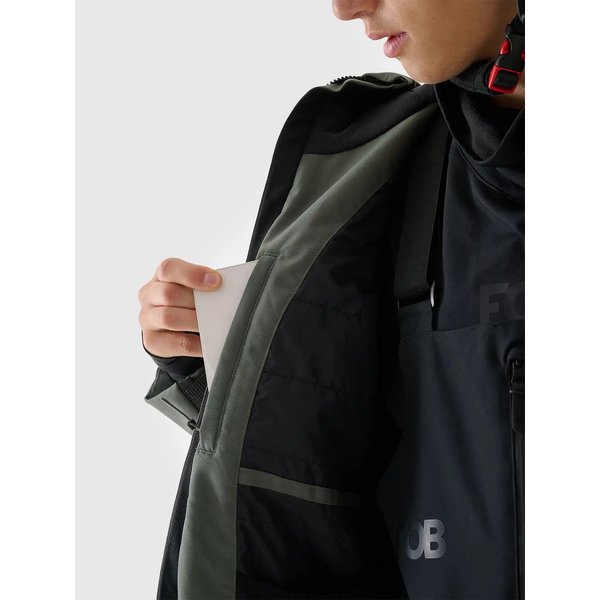 Kurtka snowboardowa męska TTJAM511 4F - khaki